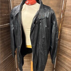 Wilson Black Leather jacket